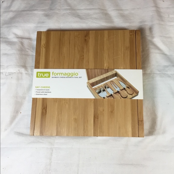 Formaggio cheese set, 4 tools, bamboo, nice gift item, NWOT - Picture 1 of 3